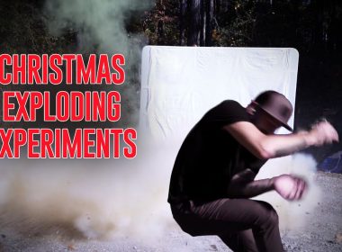 We tried unnecessary explosives to create a Christmas video!